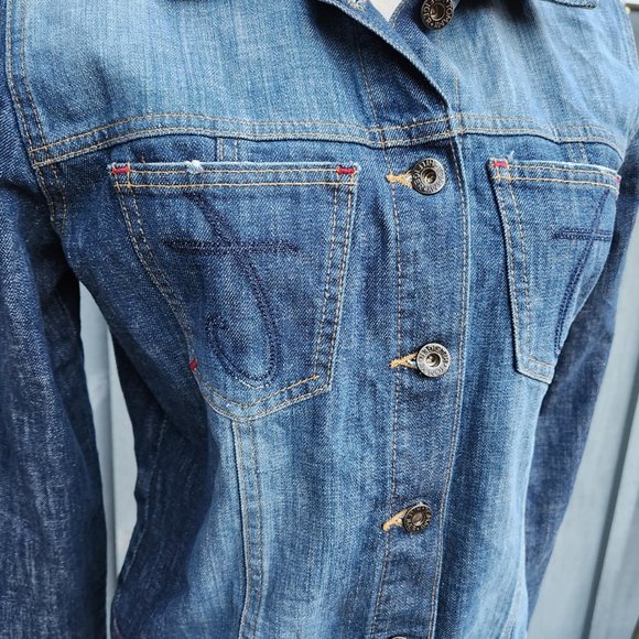 Tommy Hilfiger Denim Jean Jacket Ladies Small - Picture 5 of 10